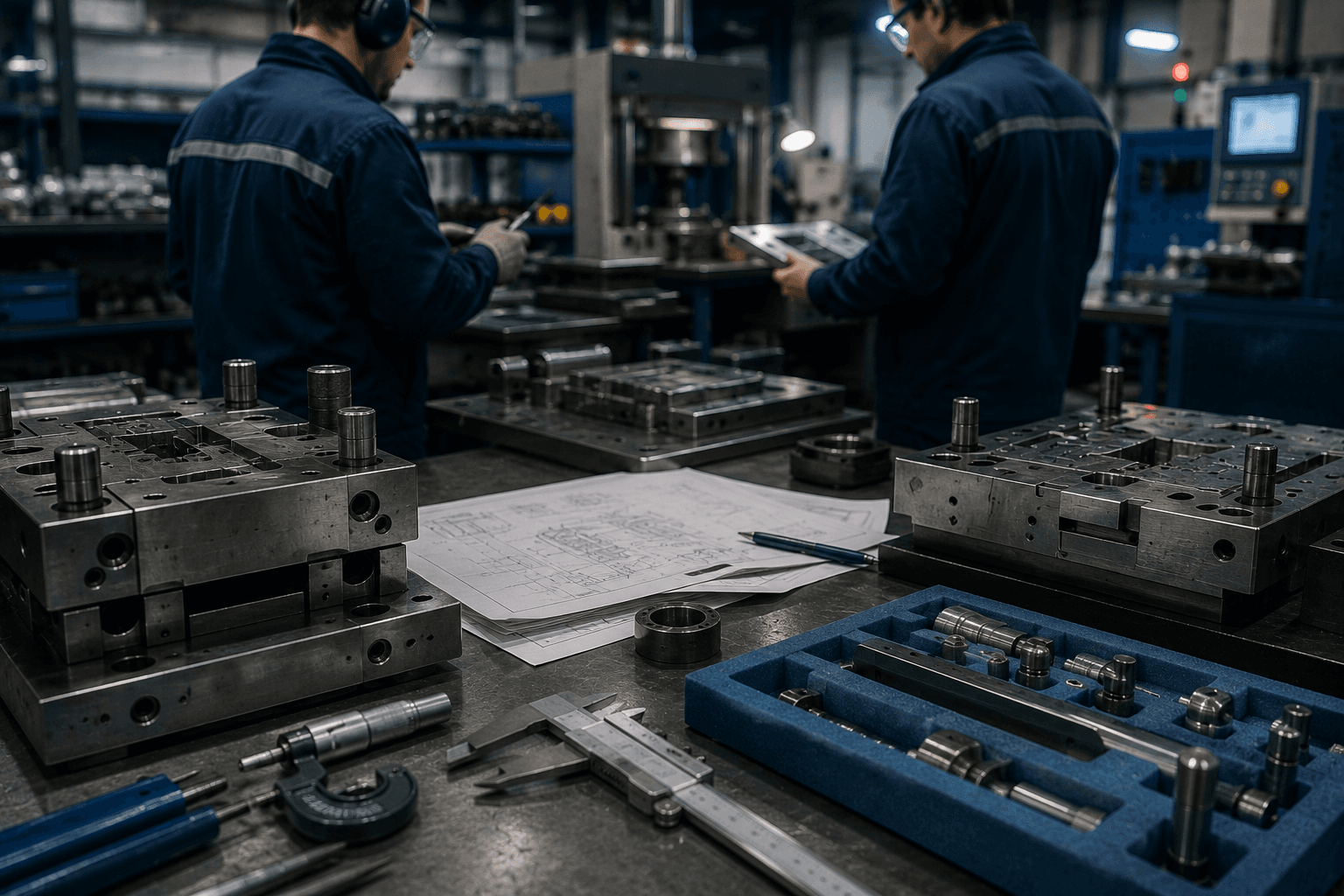 Trabajo técnico de precisión sobre troqueles, alianza tecnológica con Marbach